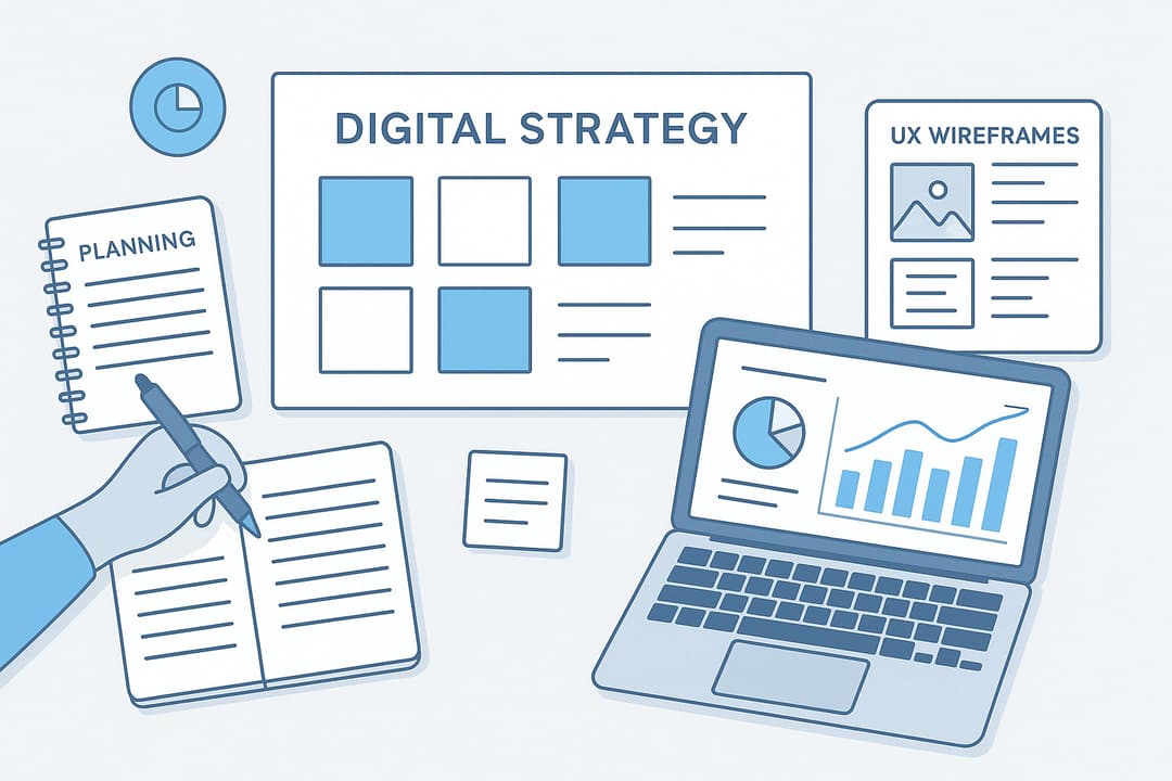 Digital strategy planning board